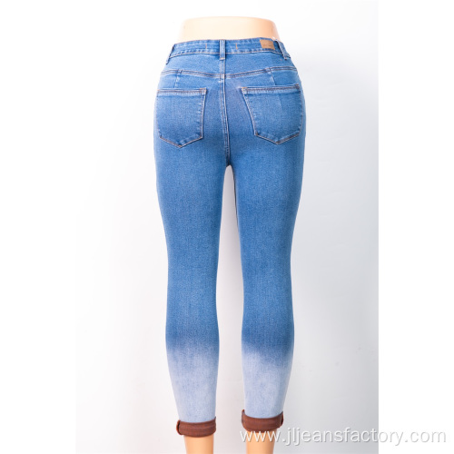 Custom Shredded Color Jeans